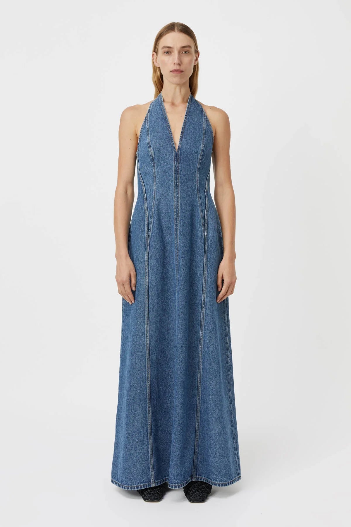 Camilla and Marc Cascadia Denim Dress - Classic Blue