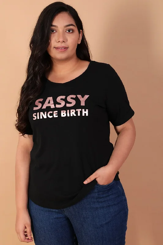 Sassy Black Tshirt