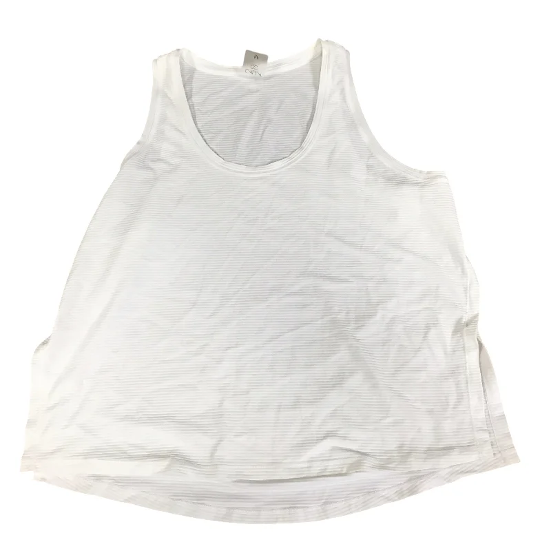 Athletic Tank Top By Calia In White, Size: M