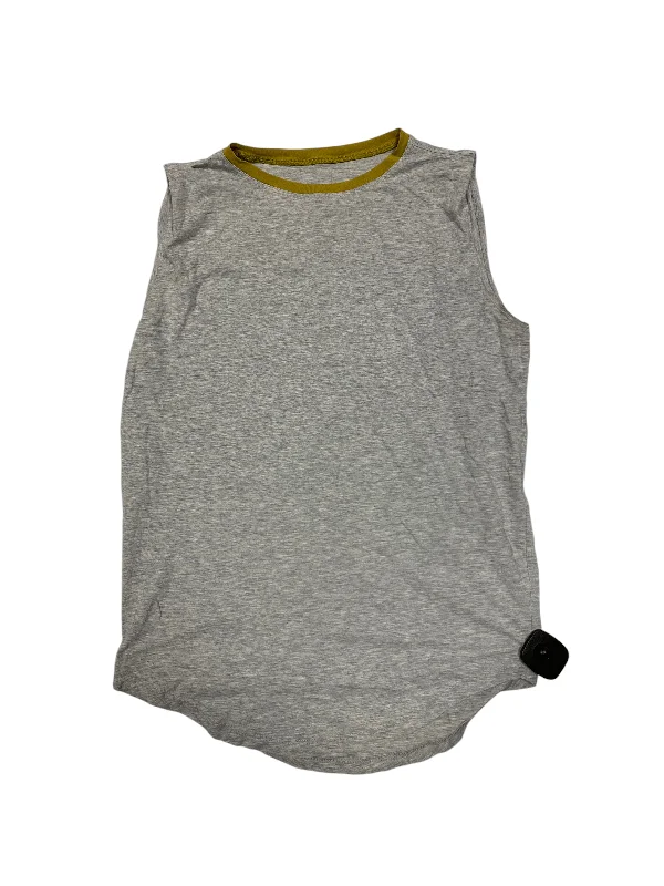 Athletic Tank Top By Lululemon In Grey, Size: S