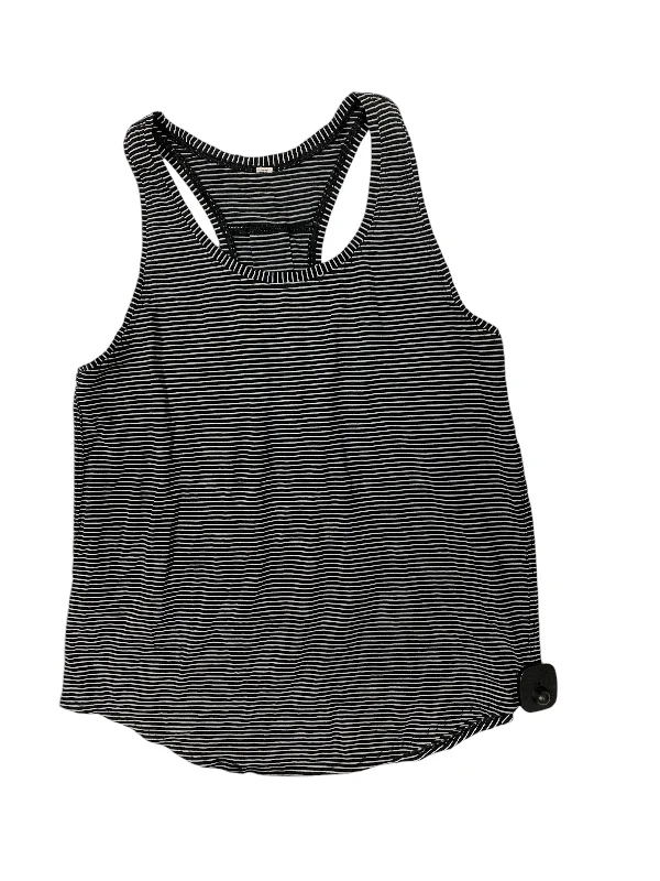 Athletic Tank Top By Lululemon In Striped Pattern, Size: S