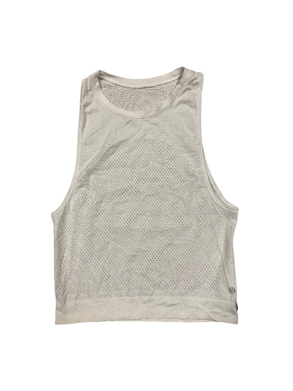 Athletic Tank Top By Lululemon In White, Size: S