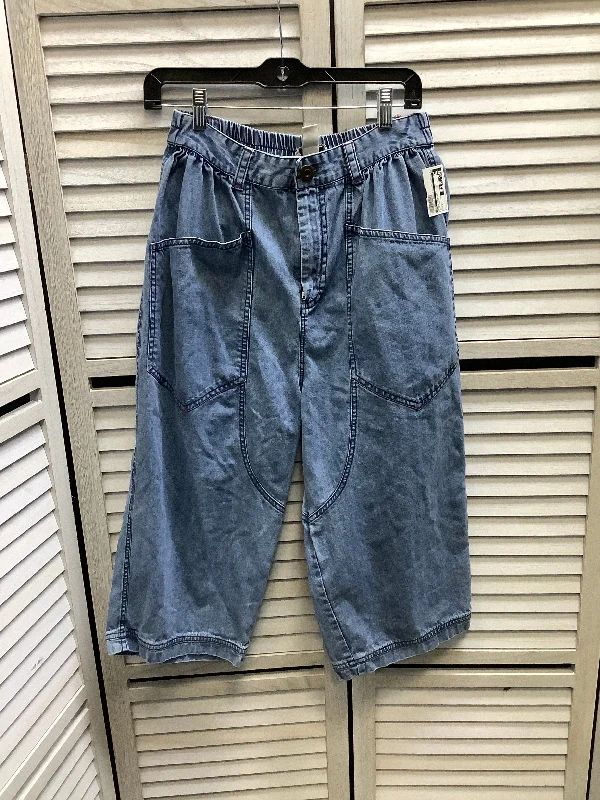 Jeans Cropped By Bdg In Blue Denim, Size: 4