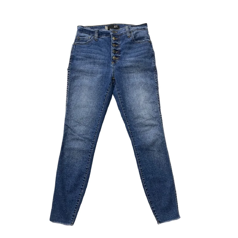 Jeans Skinny By Kut In Blue Denim, Size: 4