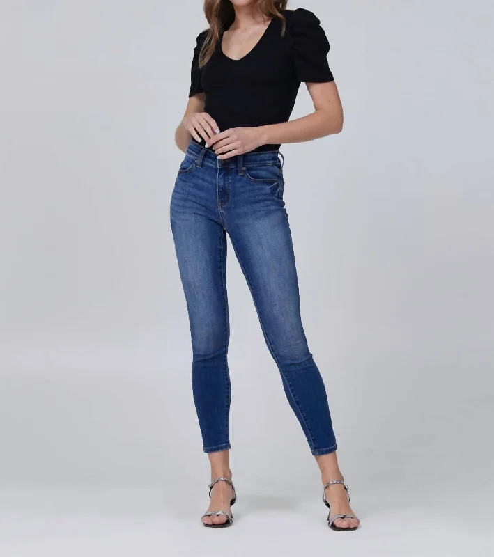 Louise Mid-Rise Skinny Ankle Jeans In Damen