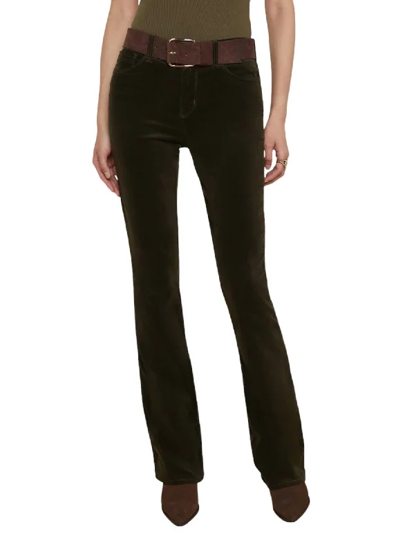 Stevie High Rise Straight Jean In Pine