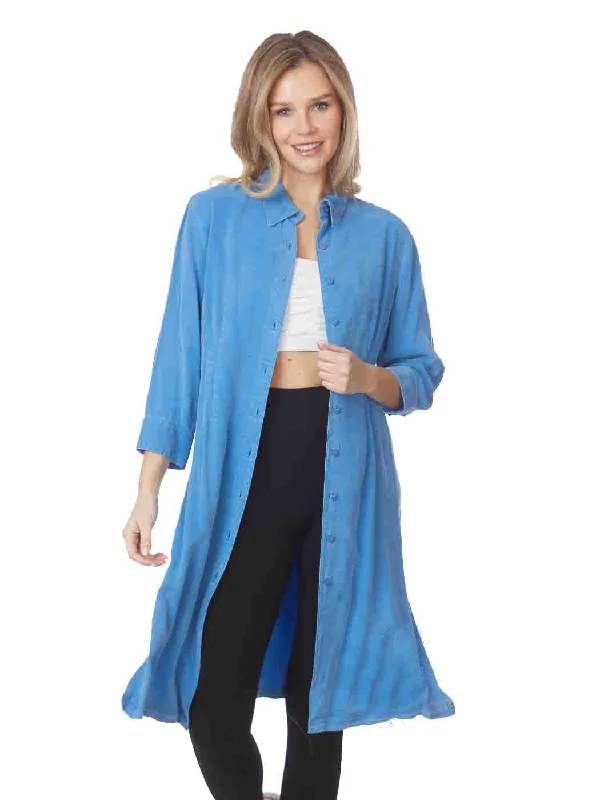 Tianello TENCEL™  Long Sleeved "Daphne" Duster