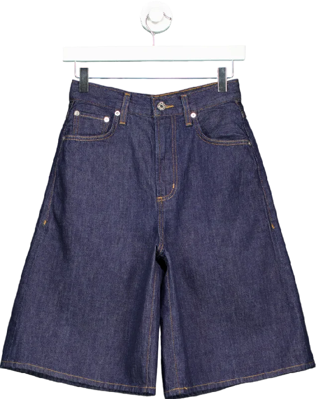 AGOLDE Blue Denim Culottes UK 28