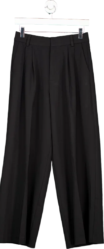 Albaray Black Wide Leg Trousers UK 10