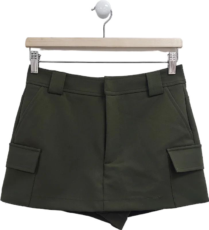 ZARA Green Cargo Skort UK S