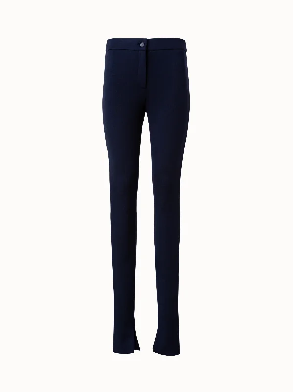 Jersey Stretch Leggings with Slit