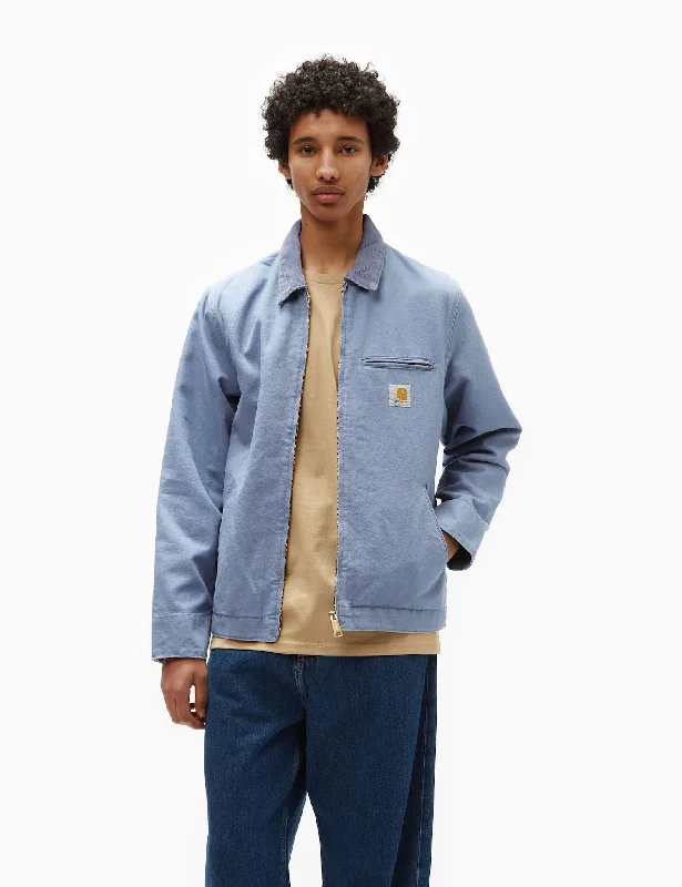 Carhartt-WIP Detroit Jacket - Bay Blue/Bay Blue Aged Canvas