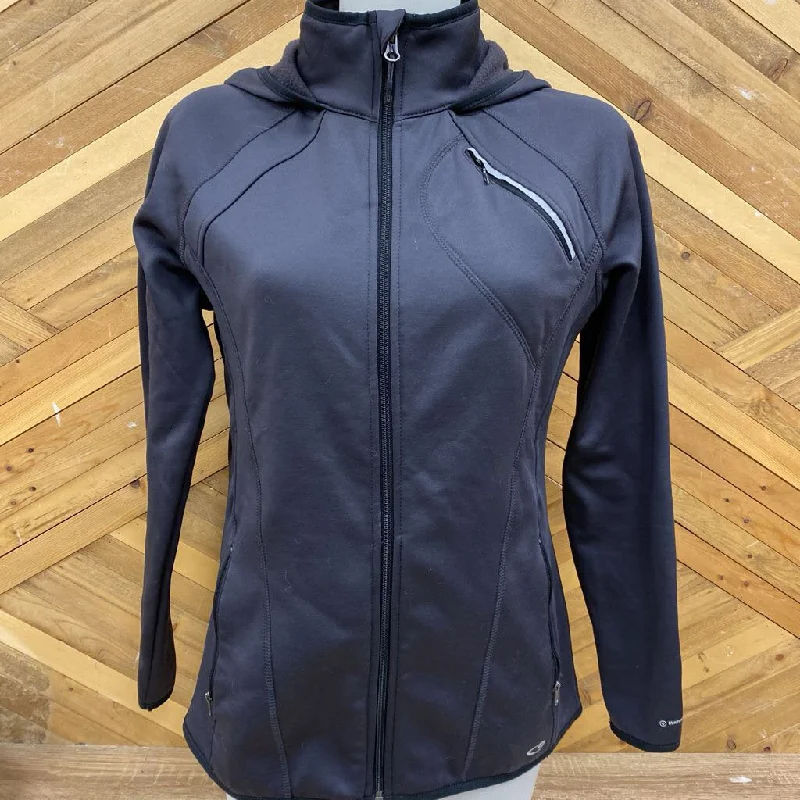 Champion - Women's Full-Zip Athletic Fleece: Dark Grey-women-MD