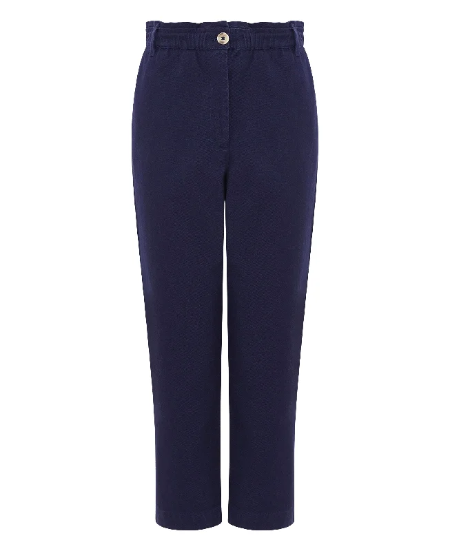 Day Cotton Trousers - Summer Navy