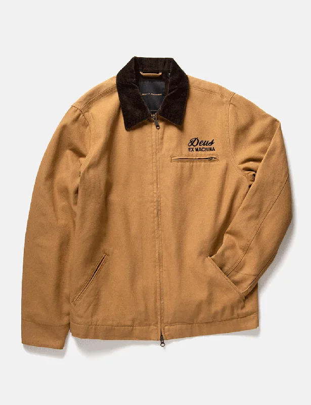 Deus Ex Machina Address Workwear Jacket - Dijon Brown