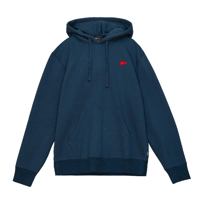 Florence Marine X Burgee Hoodie Dark Blue