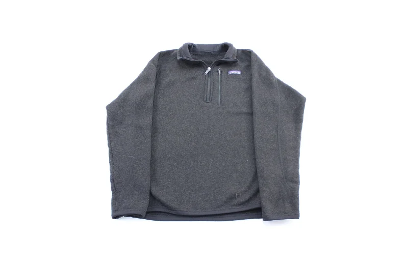 Patagonia Logo Patch Black Pullover Jacket