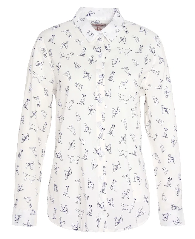 Safari Shirt - Linear Dog Print