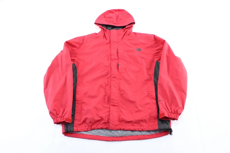 The North Face Embroidered Logo Red & Black Zip Up Jacket