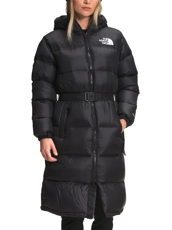 Nuptse Belted Long Parka Jacket