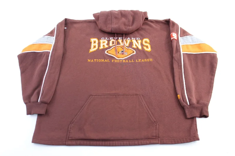 Vintage Cleveland Browns Embroidered Pullover Hoodie