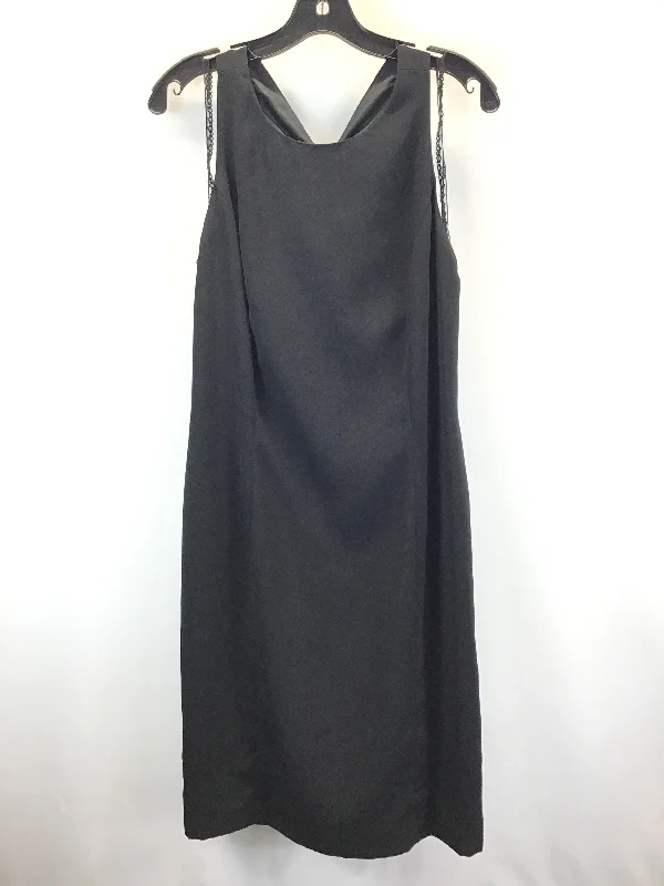 Black Dress Casual Midi Virgo, Size 14