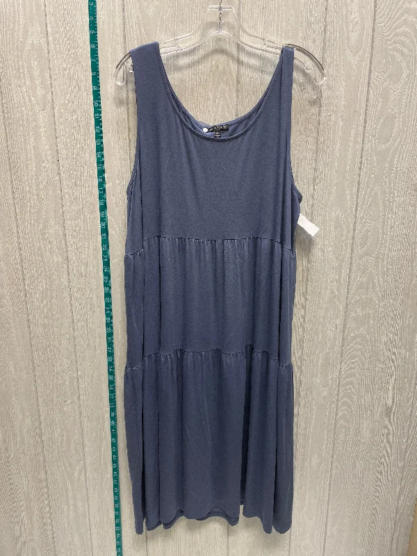 Grey Dress Casual Midi Eileen Fisher, Size Xl