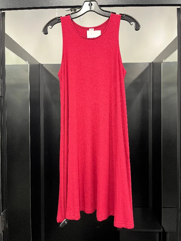 Red Dress Casual Midi Old Navy, Size S